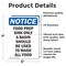 Signmission Food Prep Sink Only A Basin Should, 5 in W x Rectangle, Vinyl Decal OS-2PACK-NS-D-57-V-12834 - alternate 4